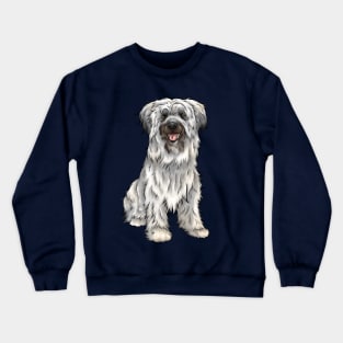 Cute Pyrenean Shepherd Dog | Sheepdog Crewneck Sweatshirt